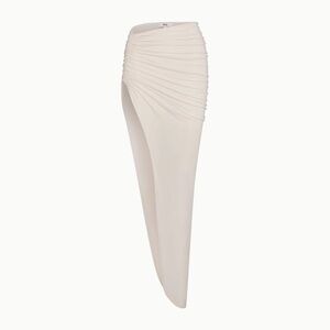 KHY x Atlien Ruched Maxi Skirt Shell